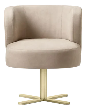 Spritz Beige Leather Chair by Lorenza Bozzoli