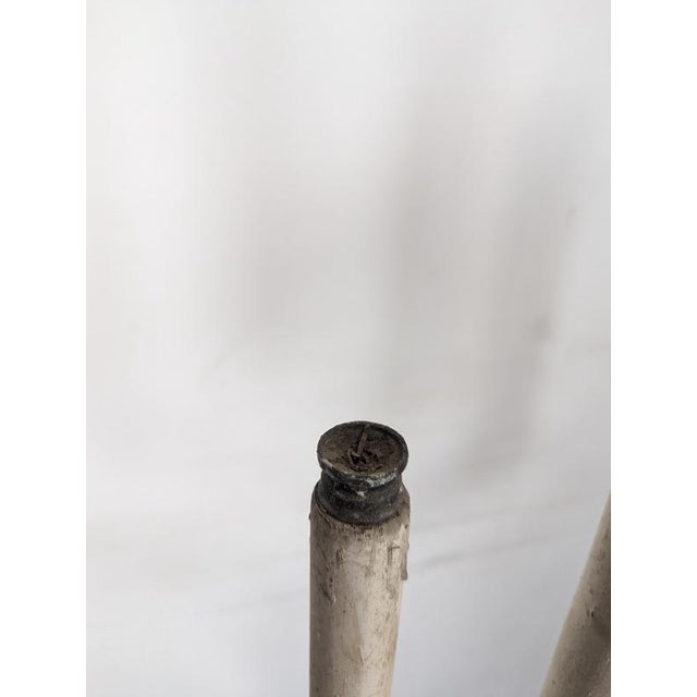 Large Wrought Iron Church Chandelier for 5 Candles For Sale - Image 3 of 8