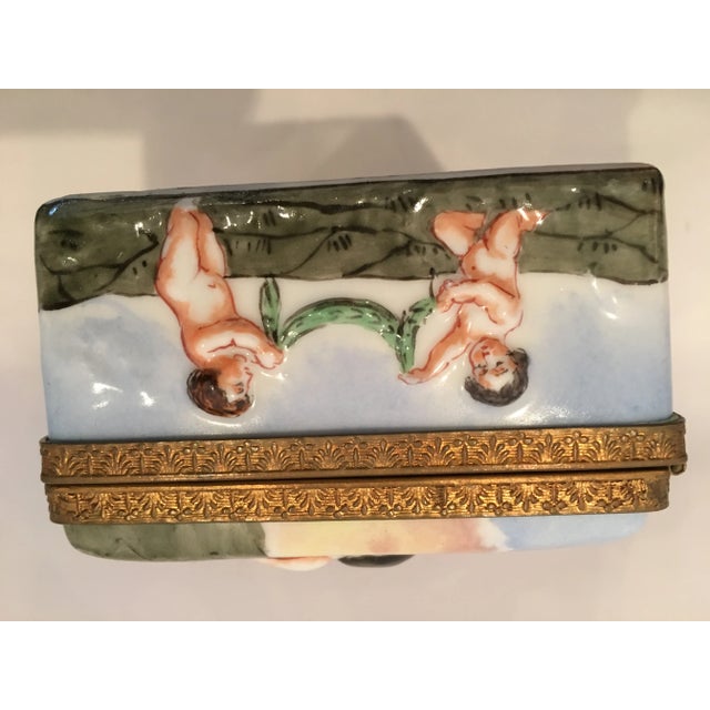 Playing Cupids Capodimonte Box For Sale - Image 9 of 11