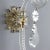 Antique Wall Lamps in Glass, Italy, Set of 2 For Sale - Image 8 of 13