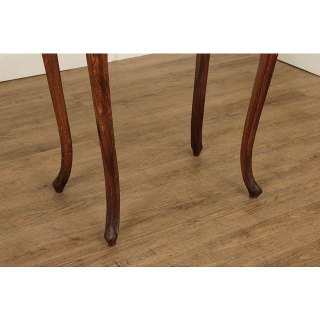 French Louis XV Style Marble Top End Table For Sale - Image 9 of 12