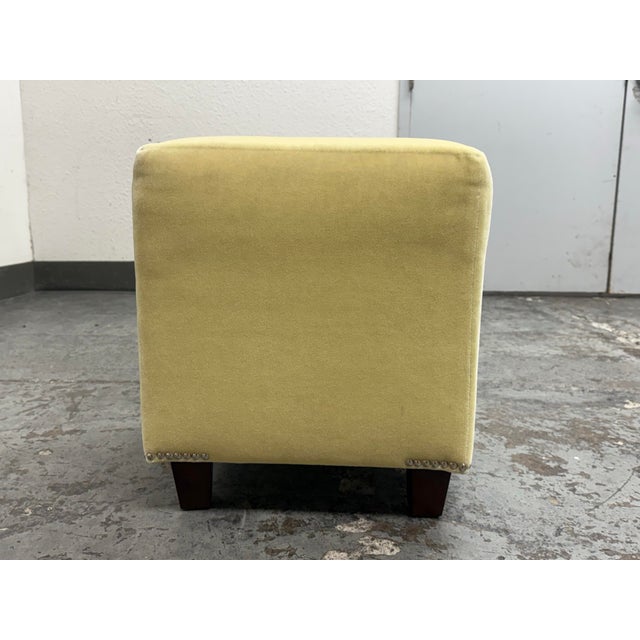 Ballard Designs Ballard Designs Mohair Ottomans, Pair For Sale - Image 4 of 12