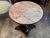 Wood 1920s Faux Rosewood Pedestal Table With Marble Top For Sale - Image 7 of 10