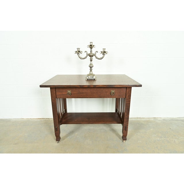 Tiffany & Co. Style Antique Victorian Silverplate Three-Light Candelabra For Sale - Image 13 of 14