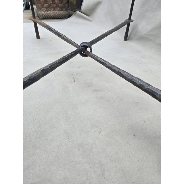 Late 20th Century Hammered Coffee Table in the Style of Giacometti For Sale - Image 11 of 13