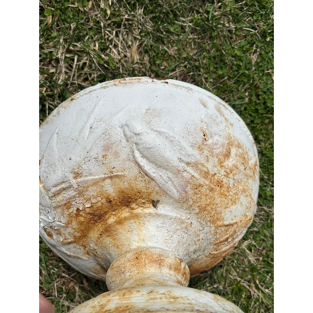 Late 19th Century Late Victorian Washington Iron Works Cast Iron Urn For Sale - Image 5 of 12