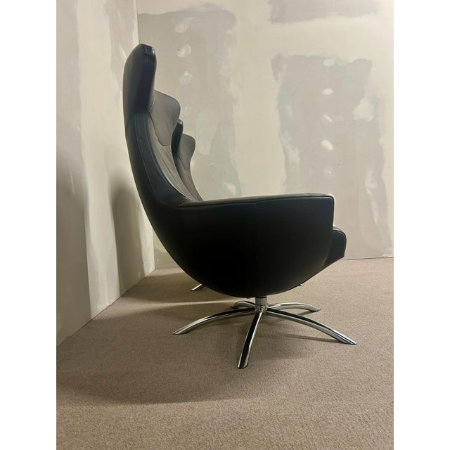 Metal Set of Vintage Baloo Chair and Ottoman by Hjellegjerde, 2010s For Sale - Image 7 of 15