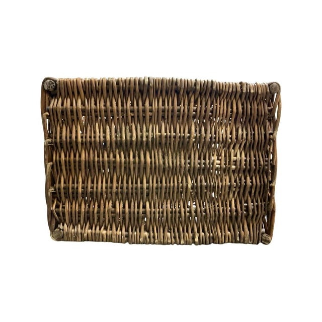 Early 20th Century Lidded Basket Hamper For Sale - Image 9 of 9