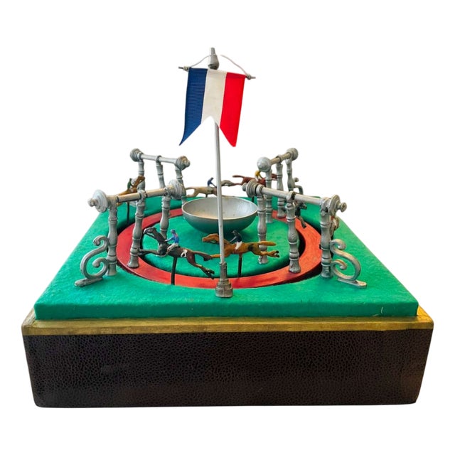 French Model Horse Racing Figurines For Sale