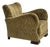 Danish Relax Chair in Furniture Velour and Oak Wood, 1950s For Sale
