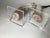 Black Natural Steer Horns on Lucite Bases - A Pair For Sale - Image 8 of 8