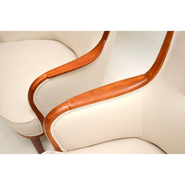 Wood Vintage Swedish Chairs by Carl Malmsten, 1940s, Set of 2 For Sale - Image 7 of 9