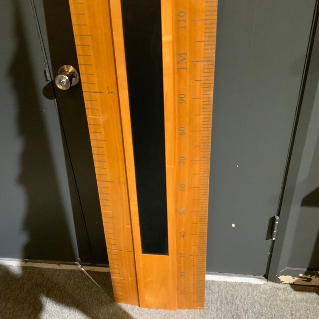 Children's David Linley Life Size Height Chart in Walnut For Sale - Image 3 of 6