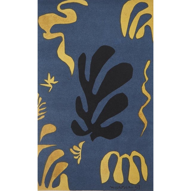 Henri Matisse (1869-1954) Cut-out Color lithograph Signed in the plate On heavy paper, 24 x 31 cm (approx. 9 x 12 inches)...