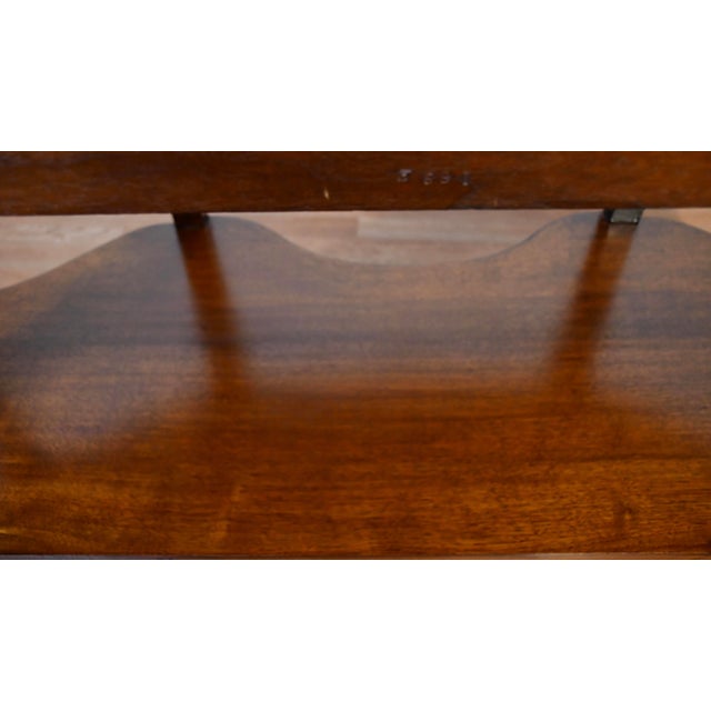 1910s Antique English Regency Burl Walnut Console Table / Sofa Table For Sale - Image 12 of 15