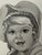 Original graphite pencil drawing by American artist and illustrator Theodore E. Schrock (1879–1952), depicting a smiling...