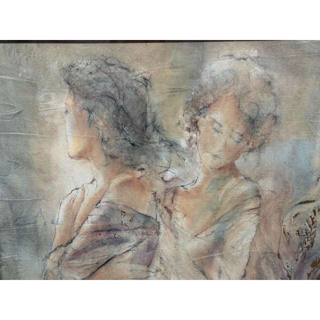 Neoclassical Circa 2003 Gary Benfield "Quiet Movement I I " Serigraph, Signed For Sale - Image 3 of 12