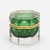 Metal Hand-Blown Murano Box in Emerald Green With Brass Fittings For Sale - Image 7 of 9