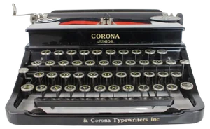 Corona Junior Portable Typewriter, U.S.A. 1395