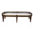 Vintage Neoclassical Mahogany Mirrored Oval Surtout De Coffee Table For Sale