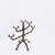 Rustic Wrought Iron 5-Branch Candelabra, 1950s For Sale - Image 10 of 14