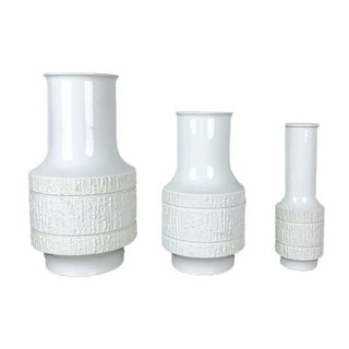 Vintage Porcelain Vases by Richard Scharrer for Thomas, Set of 3 For Sale