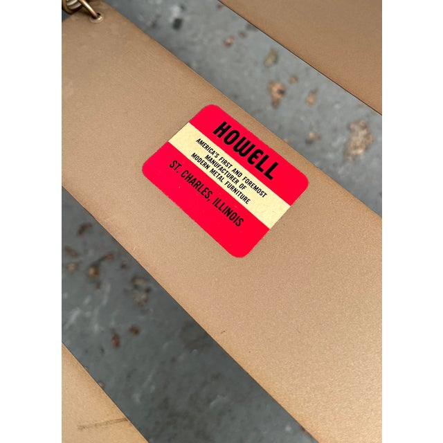 Vintage Metal and Wood Lounge Chairs by Howell- Set of 2 For Sale In New York - Image 6 of 12