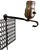 1970s 1970s Geometric Pierced Metal Wall Sconce With Original Woven Shade, Mid-Century Modern After Frederic Weinberg, Arthur Umanoff For Sale - Image 5 of 11