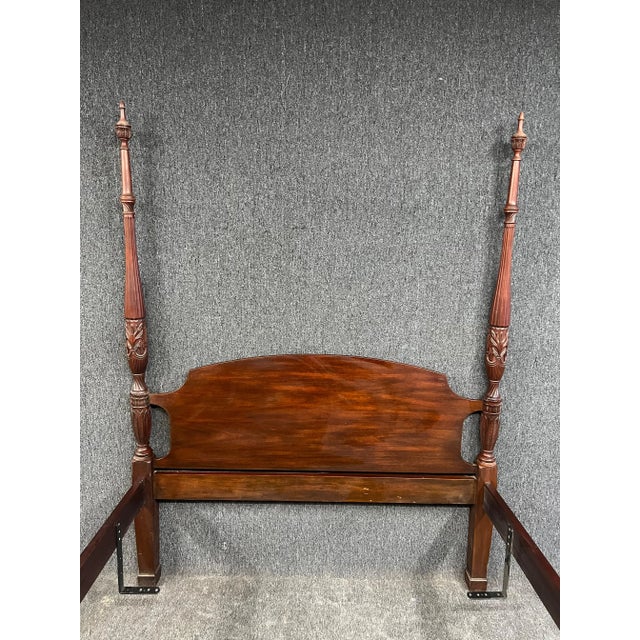 Henkel Harris Queen Mahogany Bed For Sale In Philadelphia - Image 6 of 11