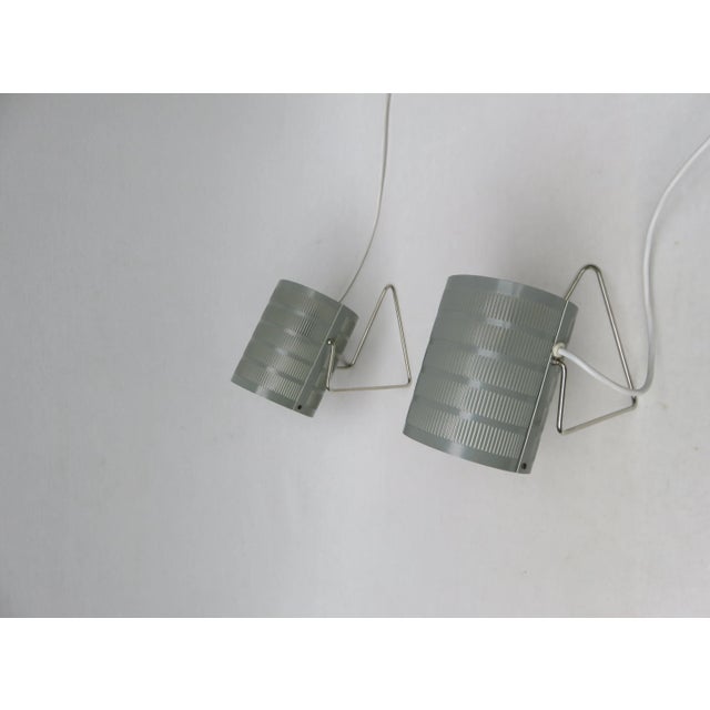 Metal Mid-Century Nickel-Plated Tables Lamps, 1960s, Set of 2 For Sale - Image 7 of 18