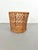 Wood Vintage Handwoven Bamboo and Rattan Basket, 1950s For Sale - Image 7 of 7
