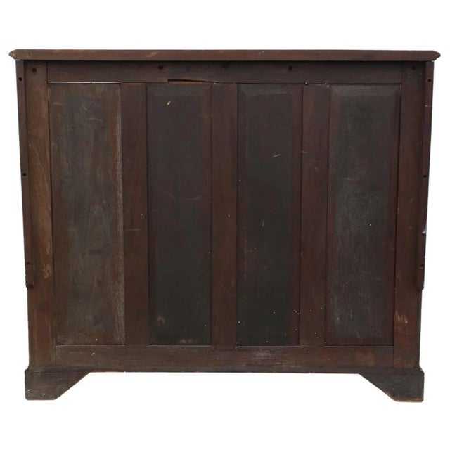 Large Antique Red Walnut Adjustable Bookcase, 1890s For Sale - Image 6 of 8