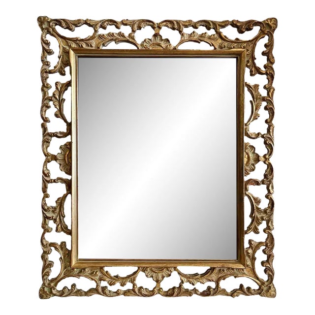Italian Gilt Mirror For Sale