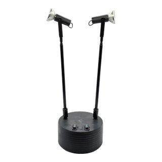 1980s Luxo "Sciopticon" Twin Telescopic Table Lamp For Sale