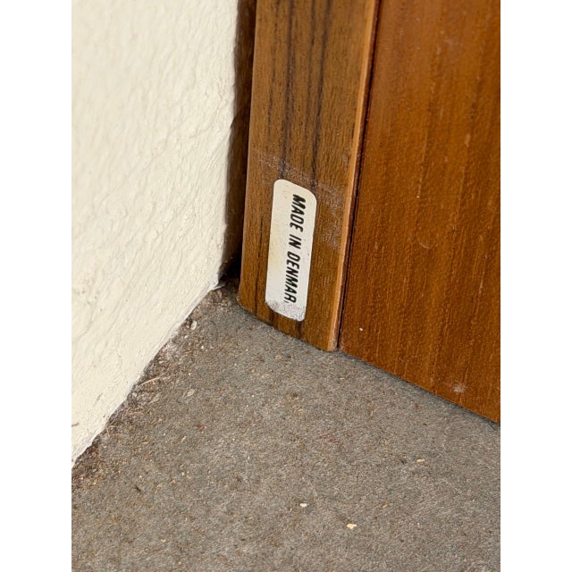 Mid-Century Modern Pair of Danish Modern Teak Nightstands - Mid-Century Modern Bedside Tables 1960s For Sale - Image 3 of 10