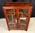Vintage Chinese Rosewood Two Door Glass Curio Cabinet / Vitrine Etagere For Sale In Providence - Image 6 of 14