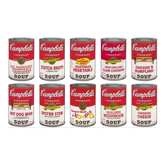 Andy Warhol, Campbell's Soup II, Screenprints, Set of 10 For Sale