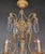 Vintage Venetian Rococo Style Crystal Chandelier Cobalt Blue and Clear Crystals For Sale - Image 12 of 12