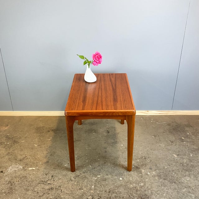 Wood Teak Side Table by Henning Kjaernulf for Vejle Stole & Møbelfabrik, 1960s For Sale - Image 7 of 12