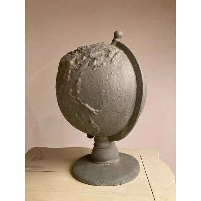 Mid 20th Century Serge Roche Style Plaster Globe of the