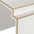 Chelsea House Inc Chatsworth Side Table - White For Sale - Image 4 of 4