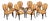 Baker Furniture Set Of Eight Oval Back Dining Chairs For Sale