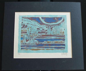 Yargo De Lucca, Inuit-Inspired Silkscreen Print, "Canada Suite Series", Ed. 6/21, 1976-1977