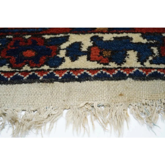 Red Antique Bakhtiari Rug 6'4'' X 9'6'' For Sale - Image 8 of 12