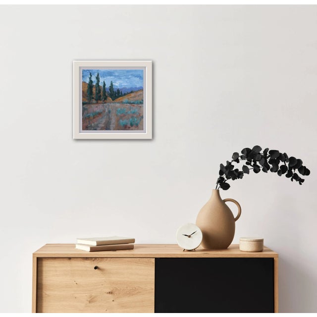 Modern Desertscapes Nevada Desert Landscape Oil Painting For Sale - Image 9 of 9