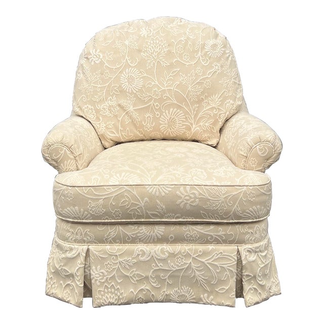 Ethan Allen Swivel Club Chair Chairish
