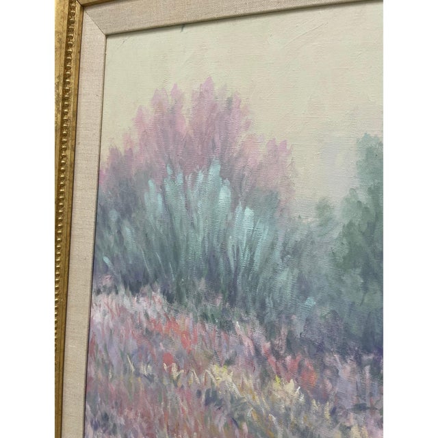 Late 20th Century Landscape Oil Painting For Sale - Image 4 of 9