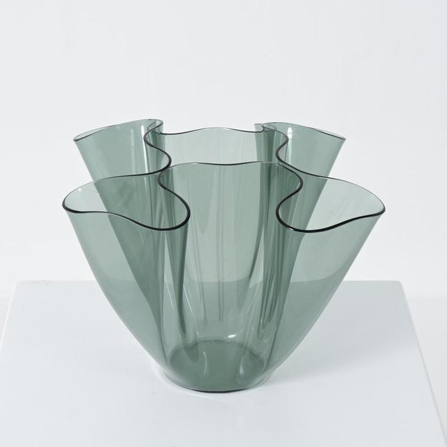 Glass Cartoccio Vase by Pietro Chiesa for Fontana Arte, 1970s For Sale - Image 13 of 18