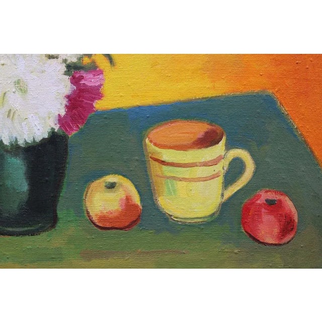 Olgerts Jaunarajs, Still Life with Apples, 1989, Oil on Canvas For Sale - Image 3 of 4