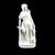 A Parian ware figure of a classical woman with wheat, dove and overturned cornucopia, set on an oval base. Clean white...